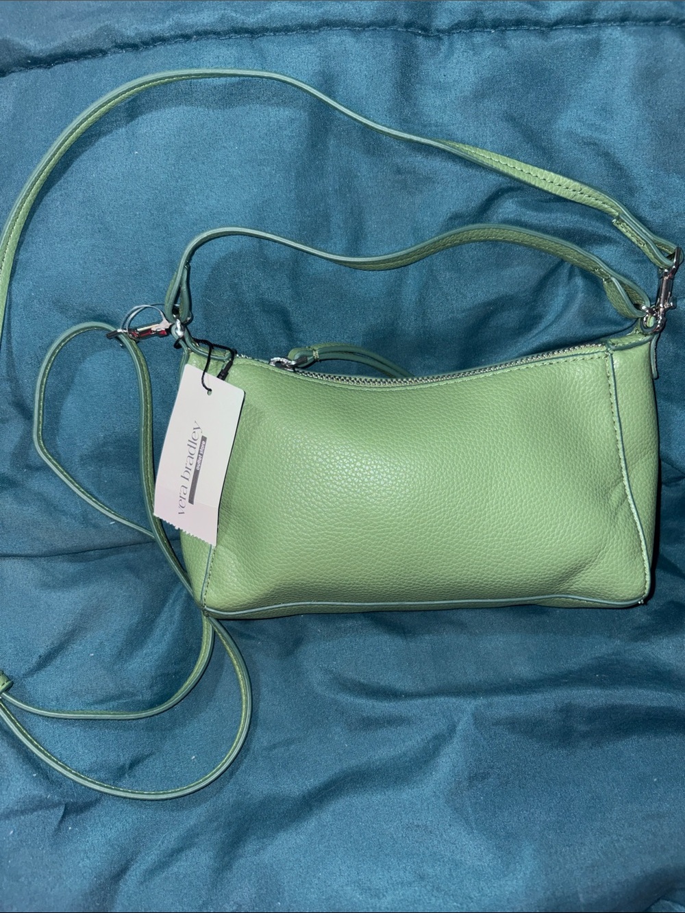 NWT Vera Bradley Mini Slouchy Crossbody Bag – English Ivy